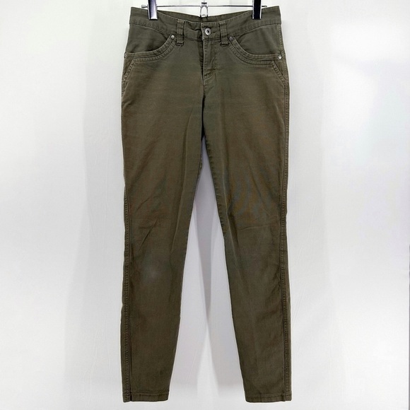 KUHL Green Brooke Skinny Pants Outdoor Hiking size 2 - Picture 2 of 8